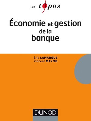 cover image of Economie et gestion de la banque